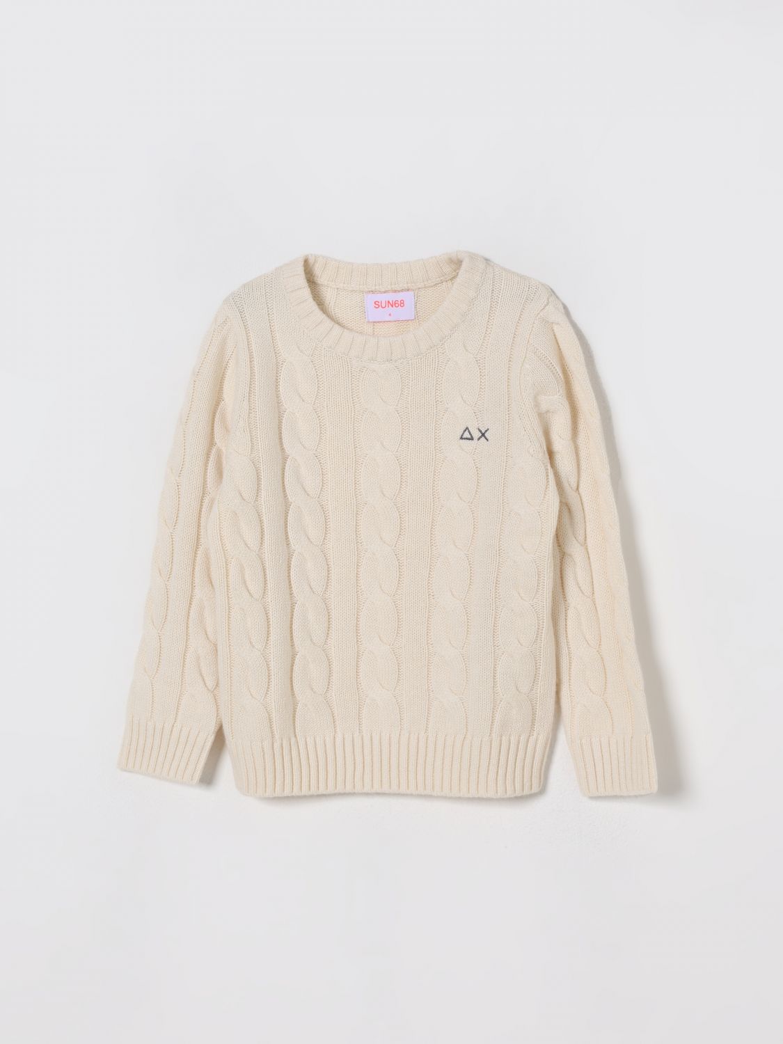 Sun 68 Sweater Sun68 Kids Color White In White