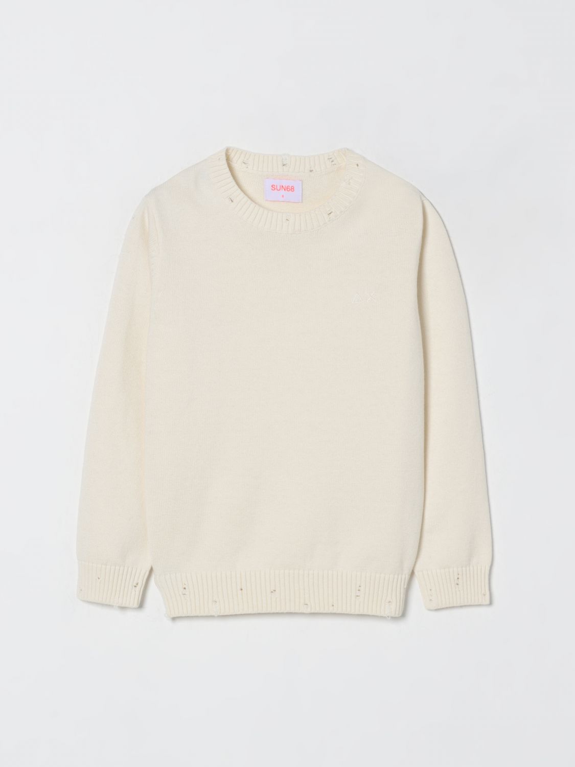 Sun 68 Sweater Sun68 Kids Color White In White