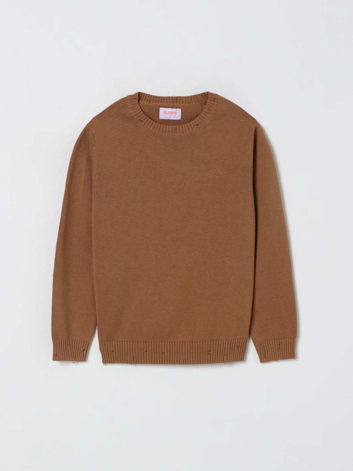 Sun 68 Sweater Sun68 Kids Color Brown In Brown