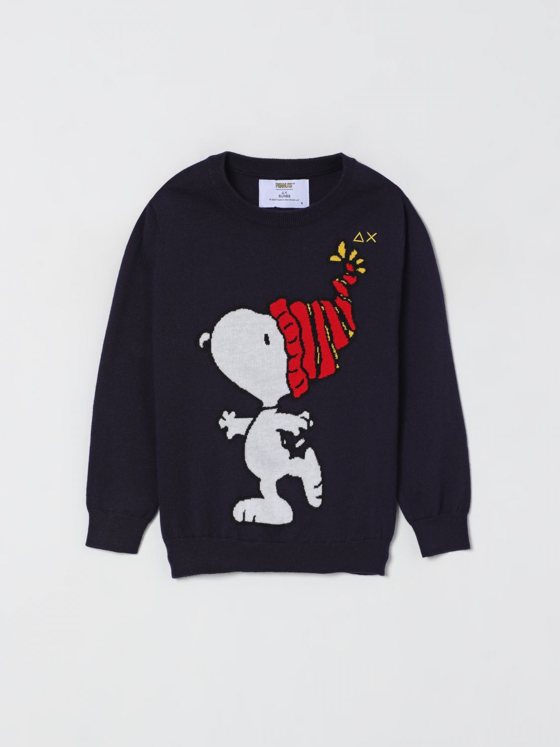 Sun 68 Sweater Sun68 Kids Color Blue In Blue