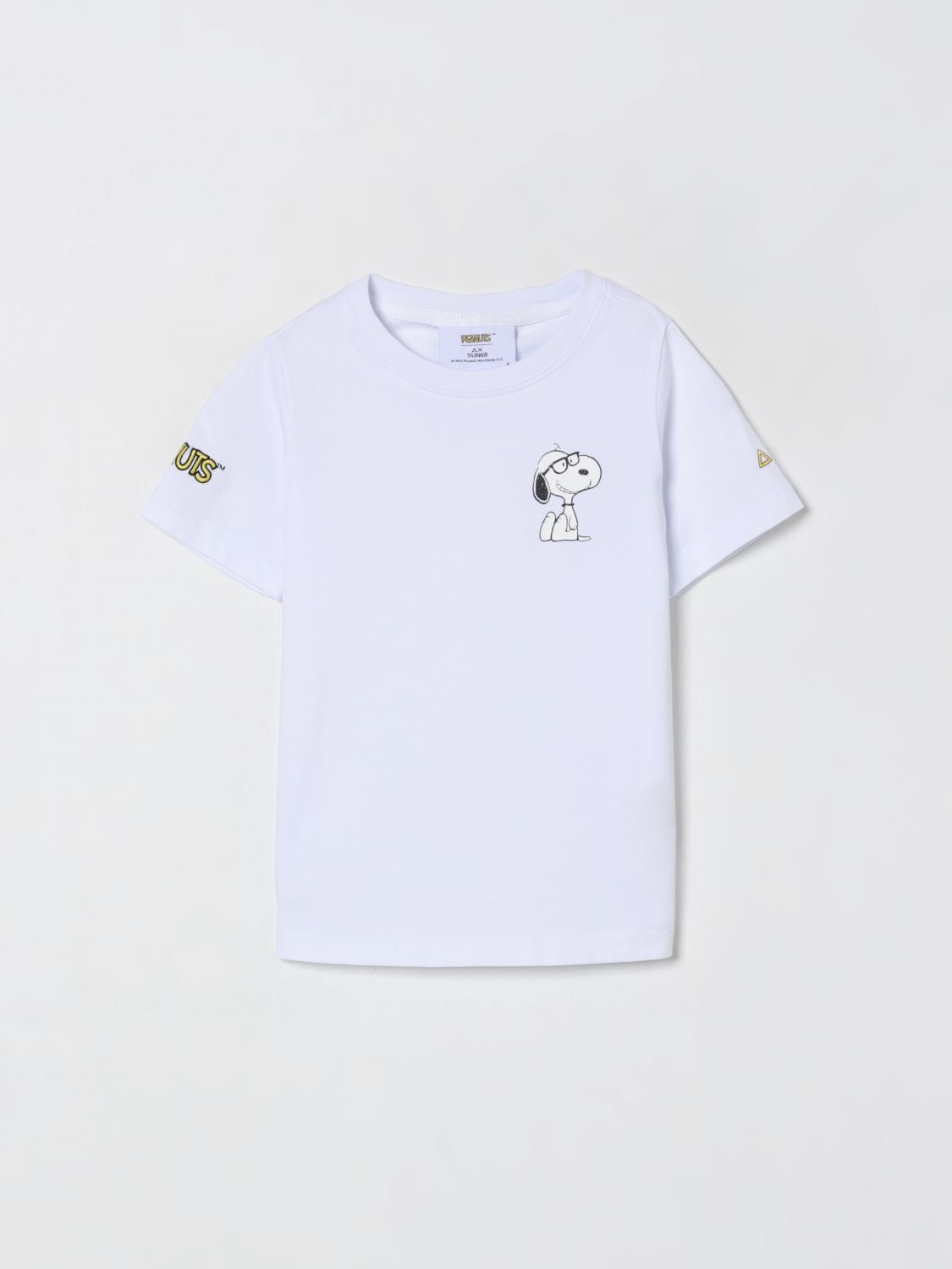 Sun 68 T-shirt Sun68 Kids Color White In White