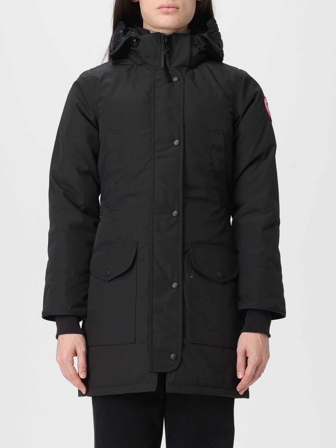 Canada Goose Coat  Woman Color Black In Black