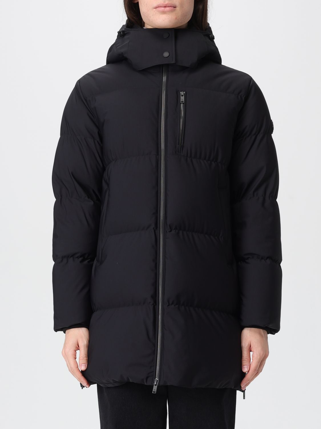 Moose Knuckles Jacket Woman Color Black In Black