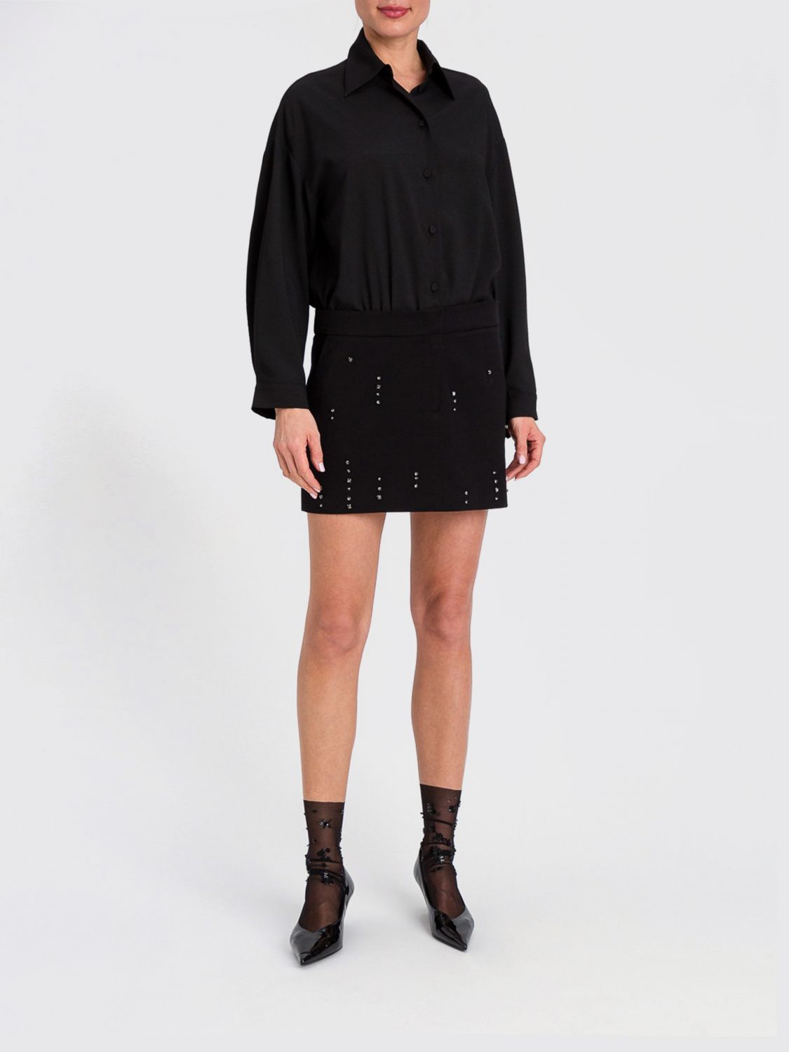 Twinset Actitude Dress  Woman Color Black In Black
