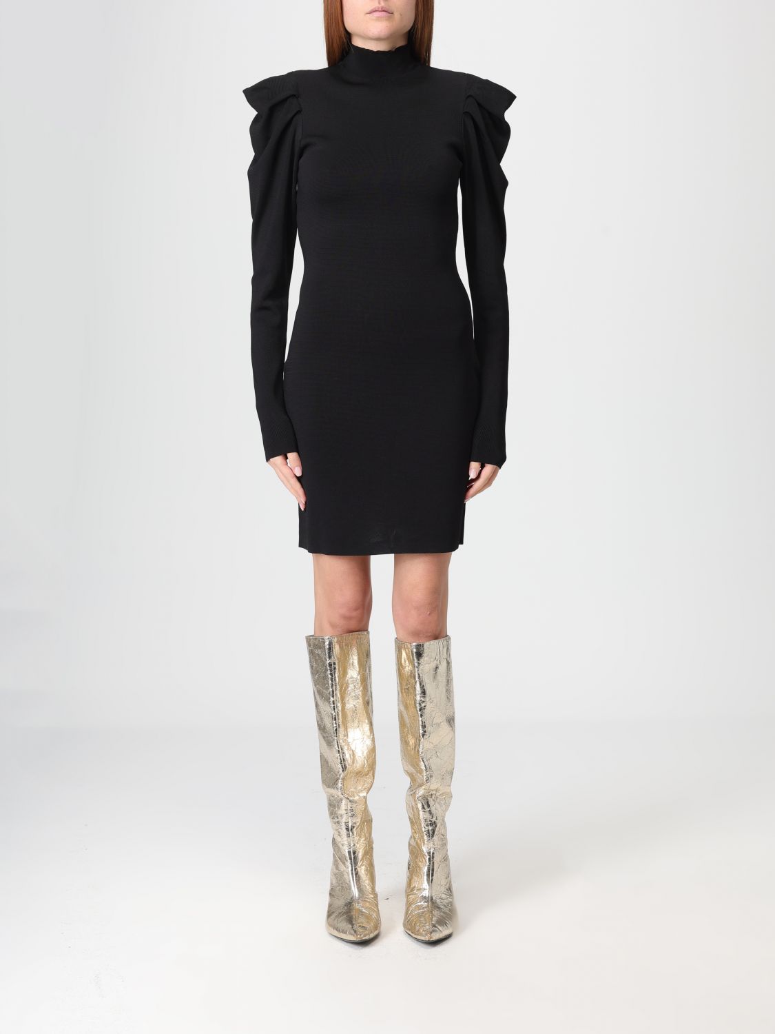 Twinset Actitude Dress  Woman Color Black In Multi