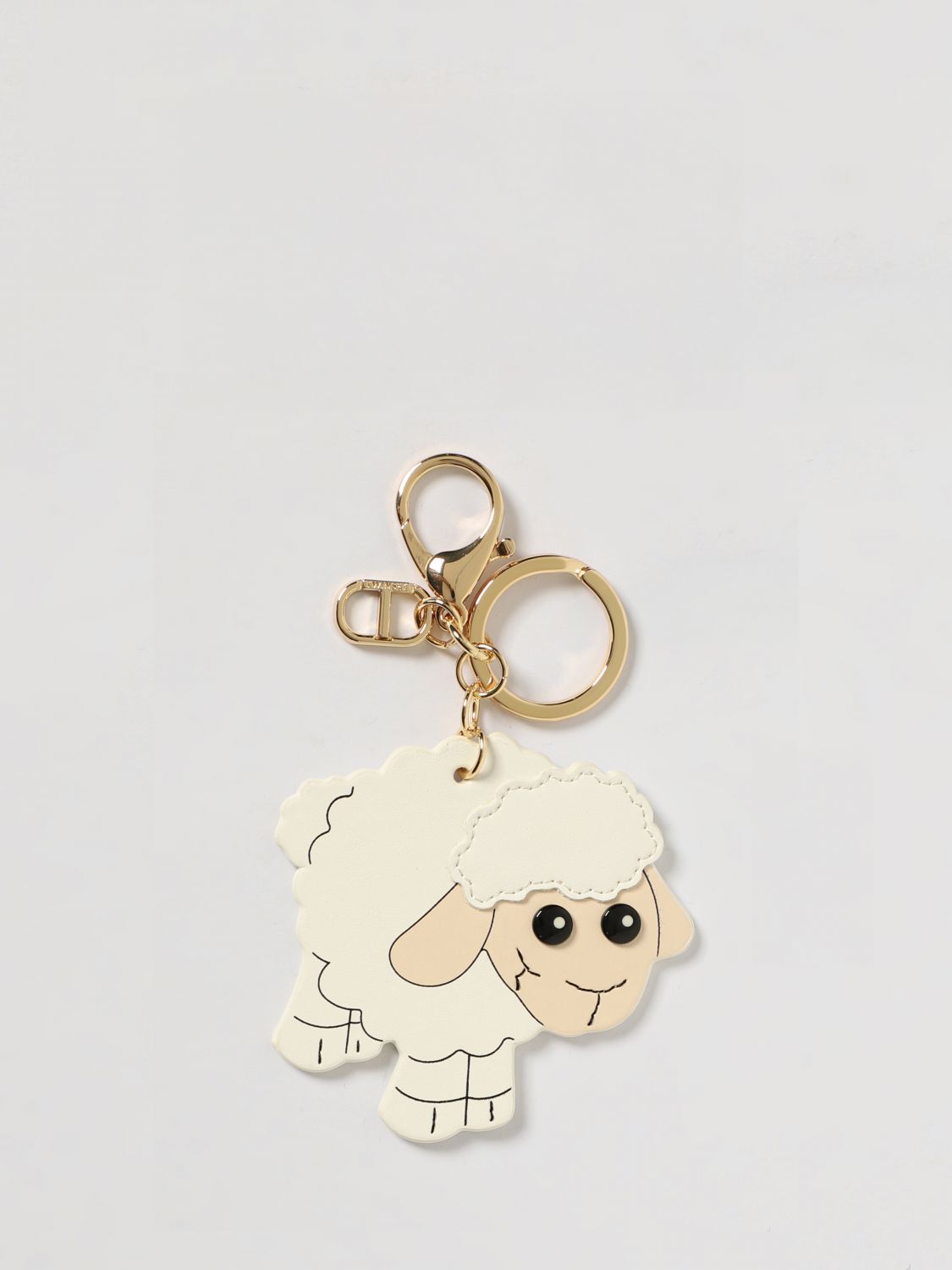 Twinset Key Chain  Woman Color White In Neutral