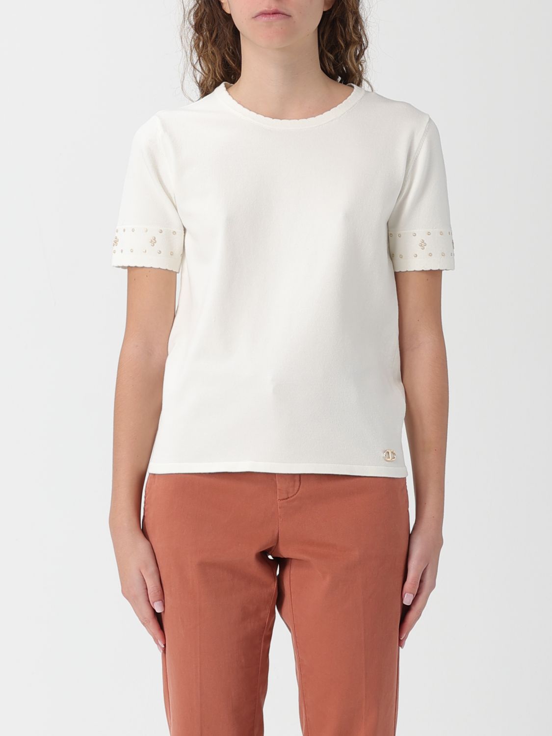 Twinset Top Woman Color White