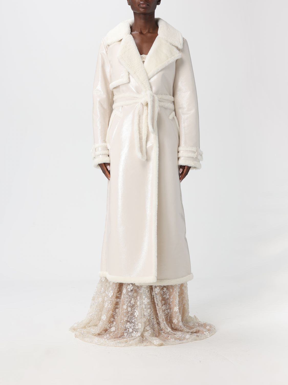 Genny Coat  Woman Color White In White