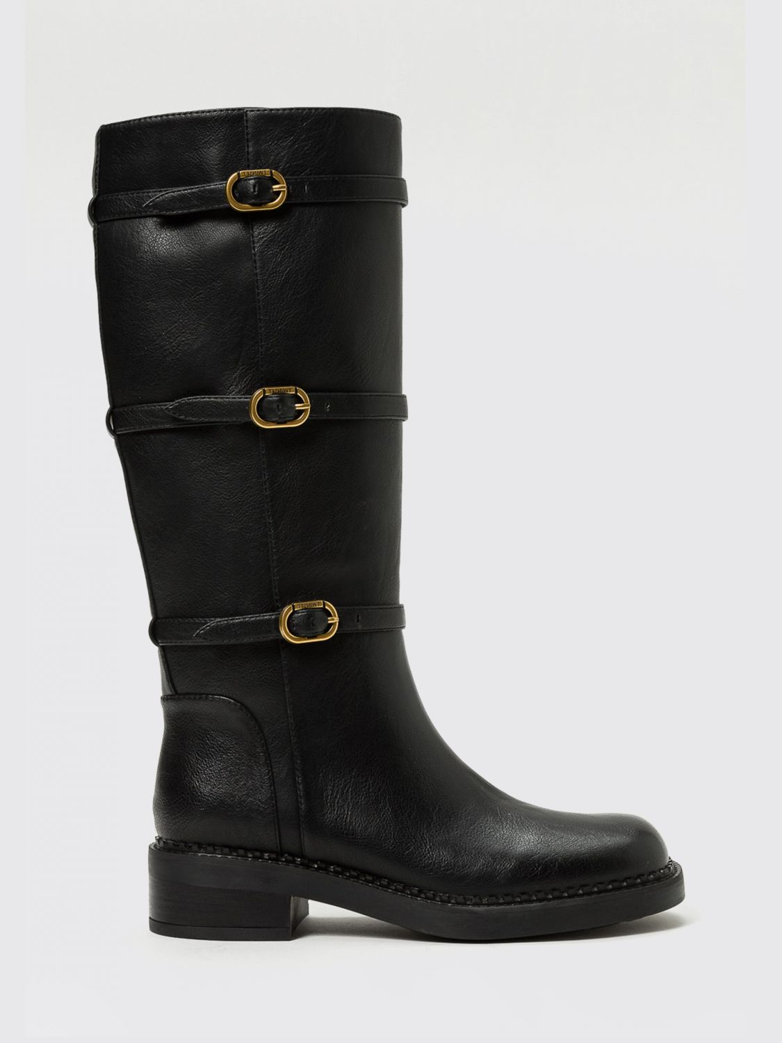 Twinset Flat Ankle Boot  Woman Color Black