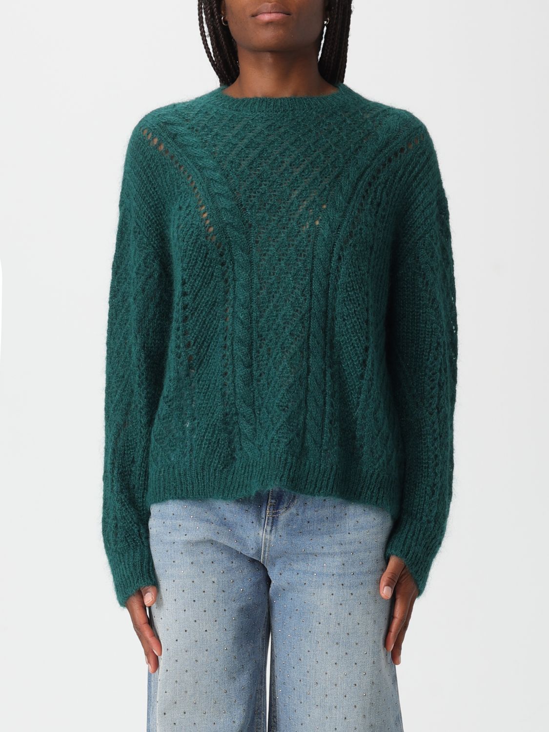 Twinset Sweater  Woman Color Green In Multi