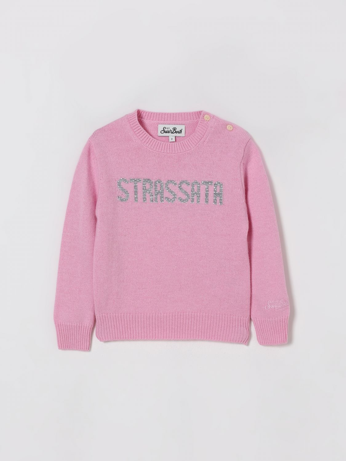 Mc2 Saint Barth Sweater Kids Color Fa03 In Pink
