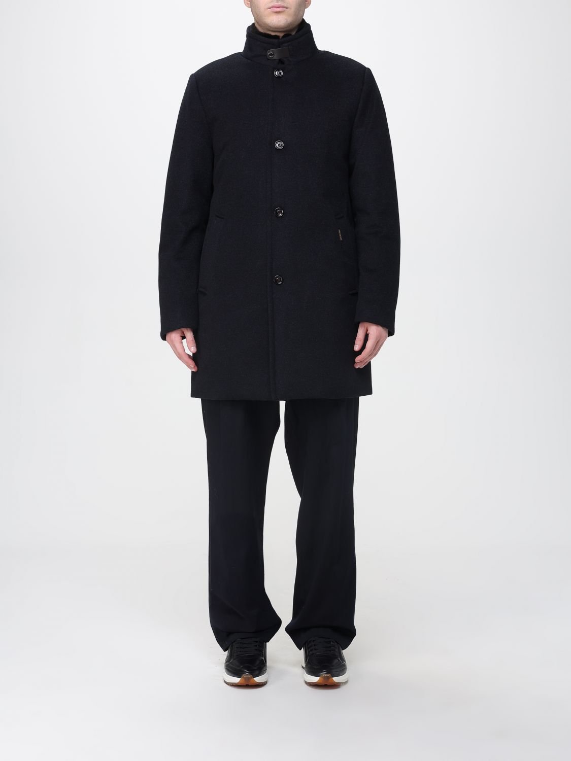 Moorer Coat  Men Color Blue In Black
