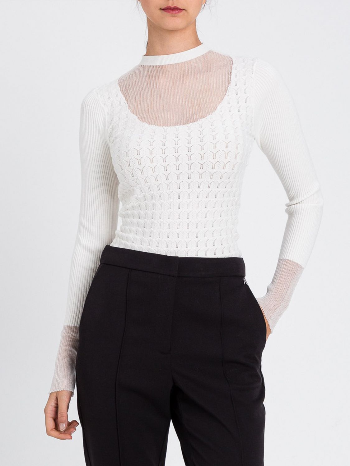 Twinset Actitude Top  Woman Color White In White