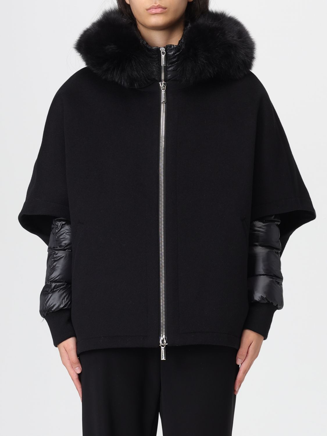 Coat MOORER Woman color Black