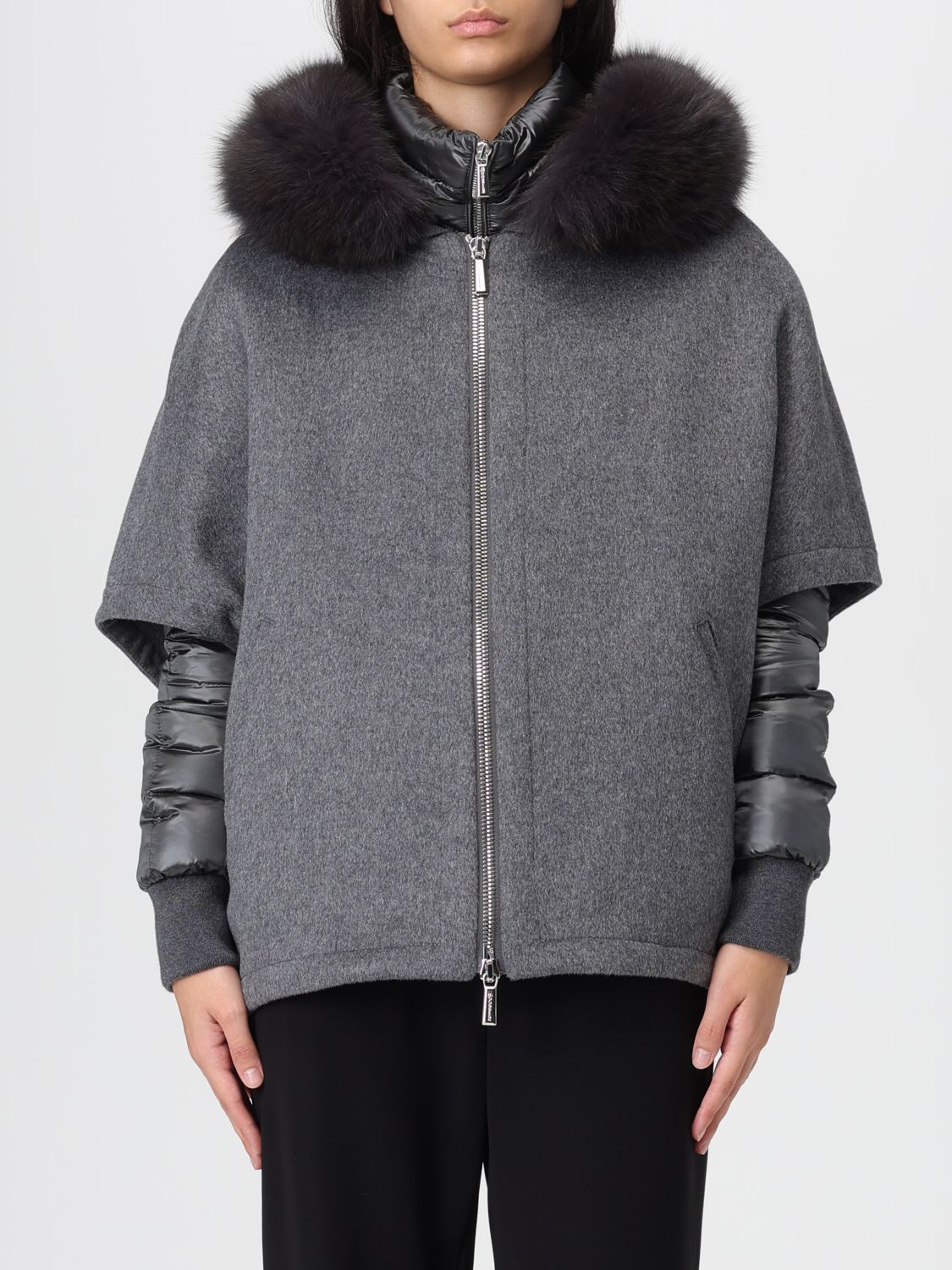Moorer Blazer  Woman Color Grey In Gray