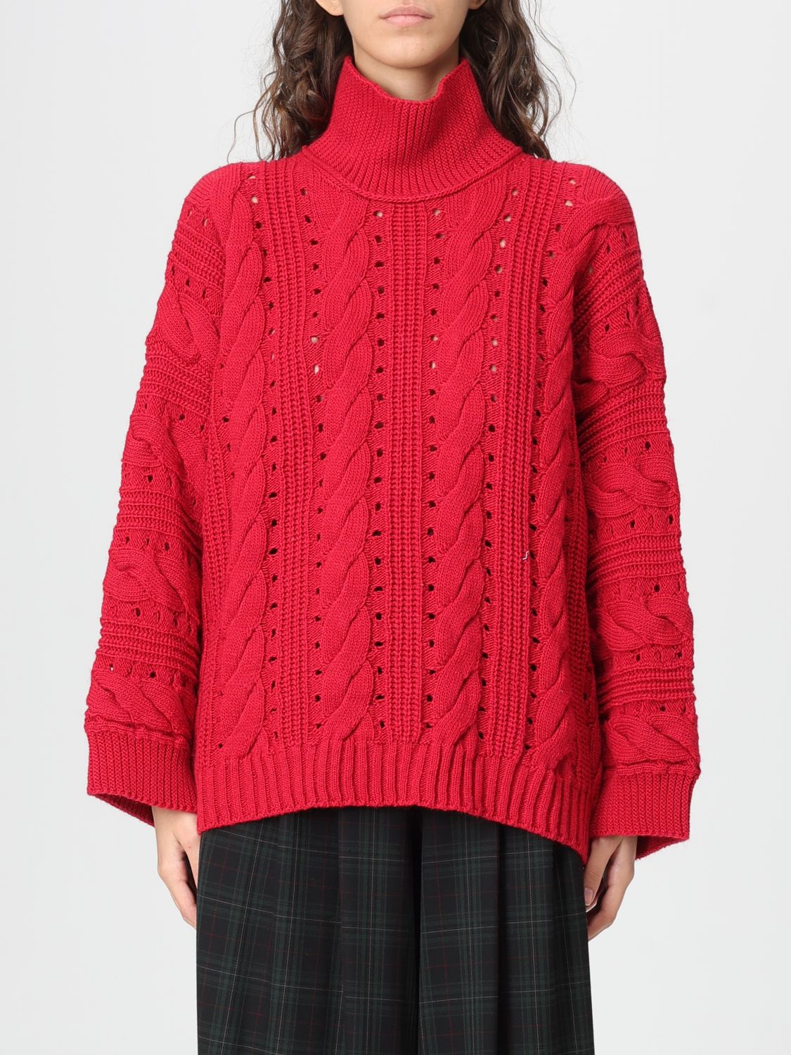 Twinset Sweaters In Red