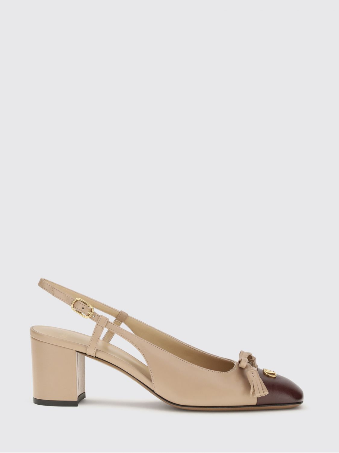 Valentino Valet Du Roi Pumps In Neutral