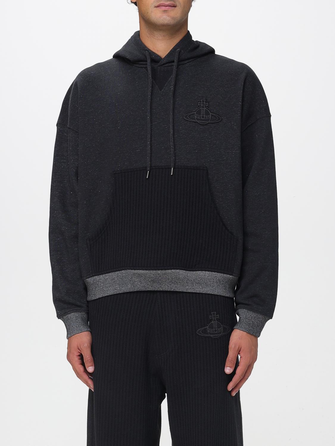 Vivienne Westwood Gray Ashton Hoodie In Black