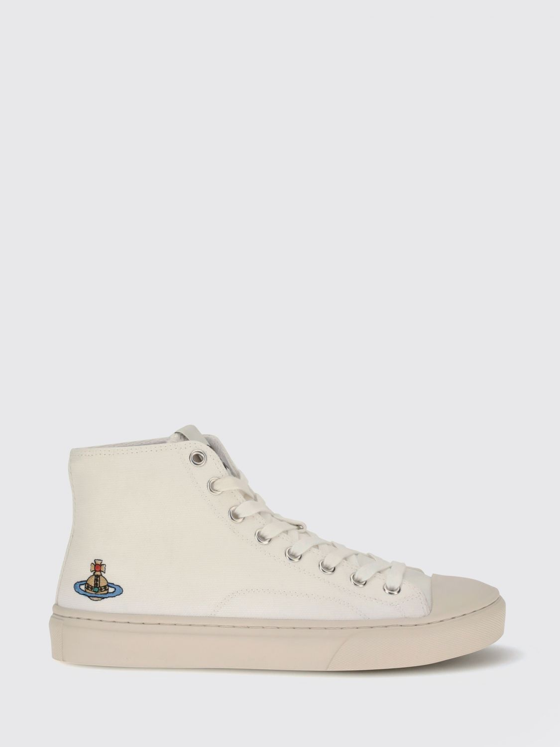 Vivienne Westwood Plimsoll High-top Sneakers In White