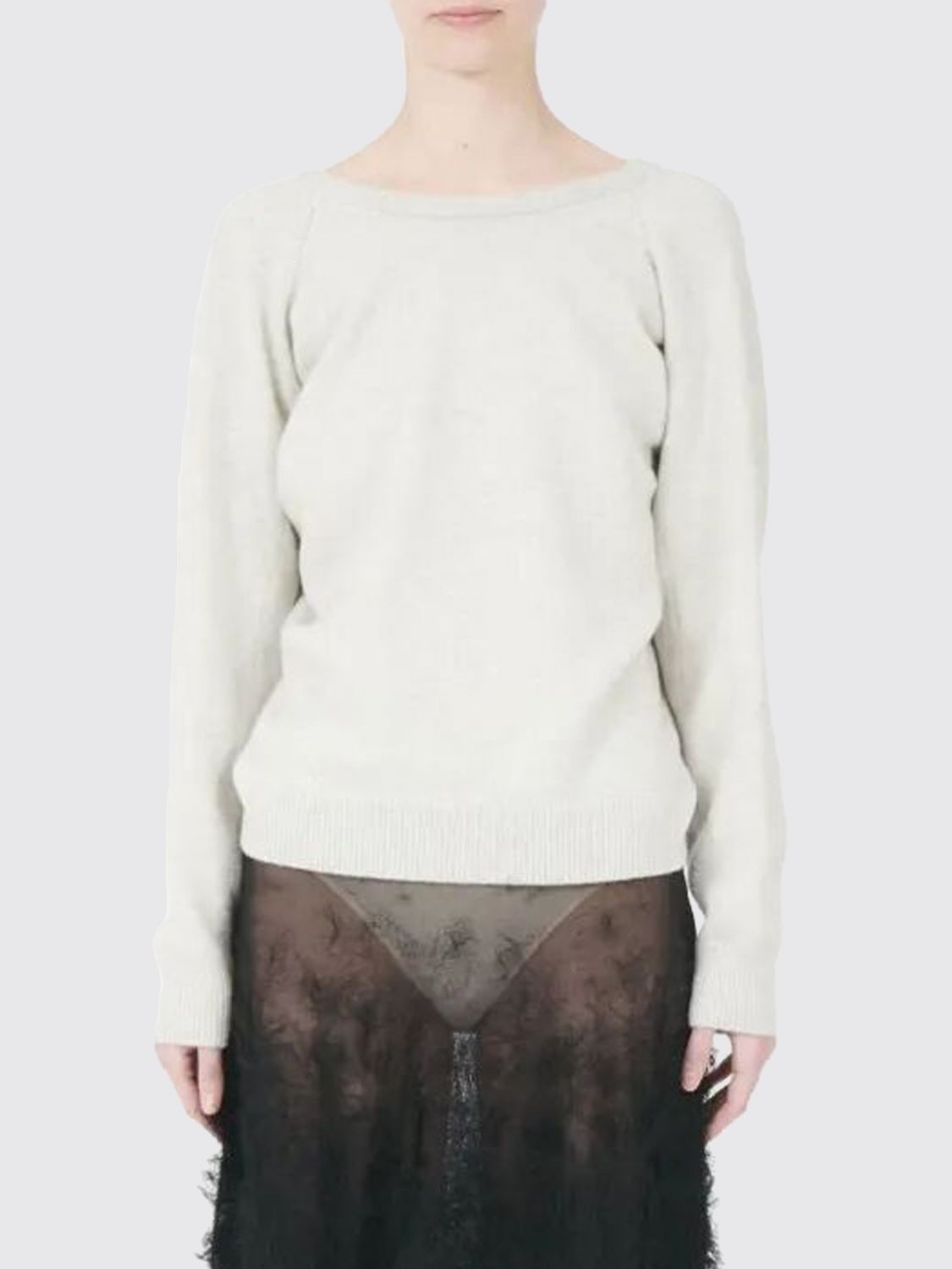Maison Margiela Sweater  Woman Color Grey In Gray