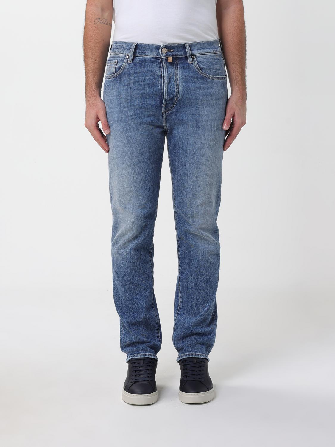Jacob Cohen Blue Cotton Relaxed Fit Jeans In Blue