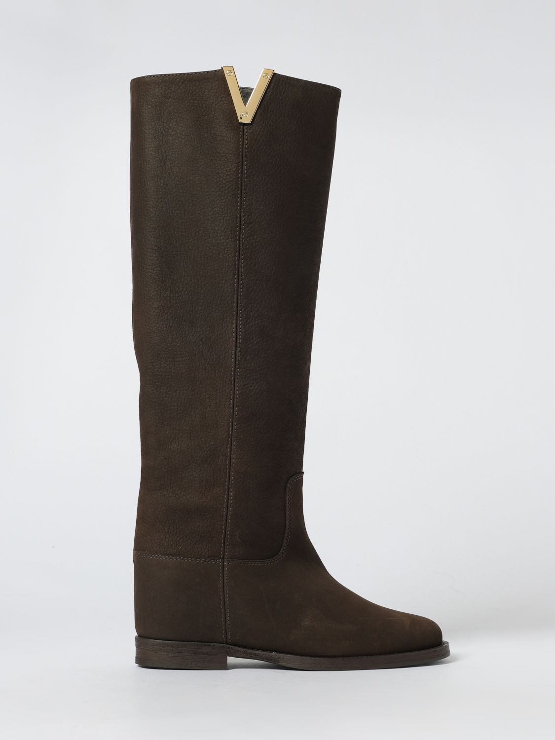 Via Roma 15 Flat Ankle Boot  Woman Color Brown