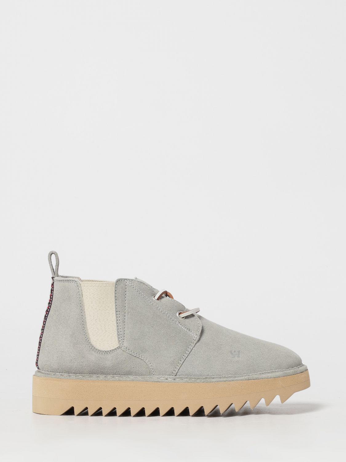 Woolrich Flat Ankle Boot Woman Color Grey In Gray
