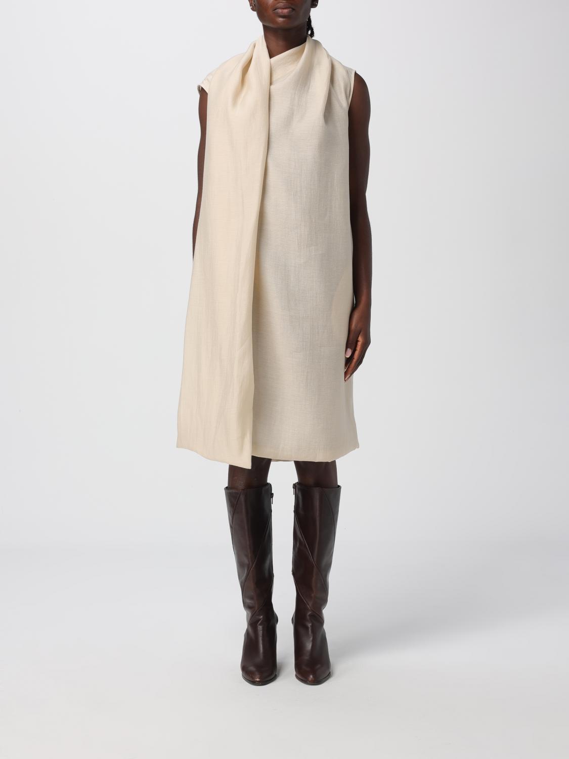 Totême Toteme Scarf Dress In Neutral