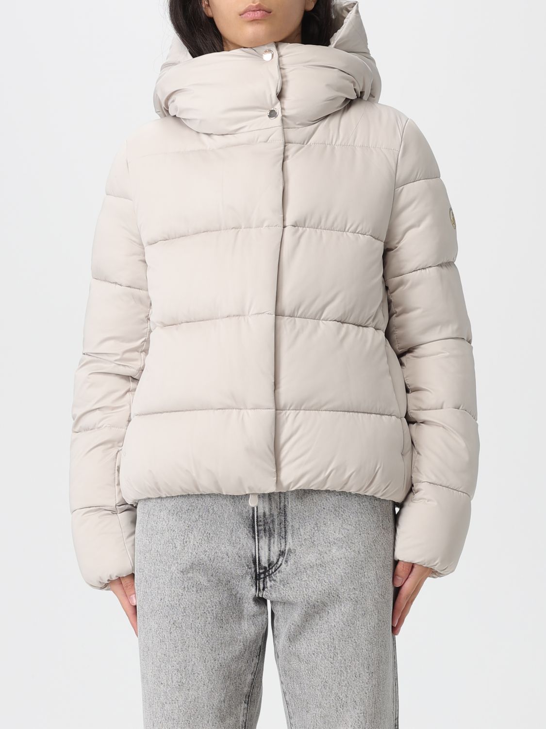 Save The Duck Jacket  Woman Color Beige In Neutral