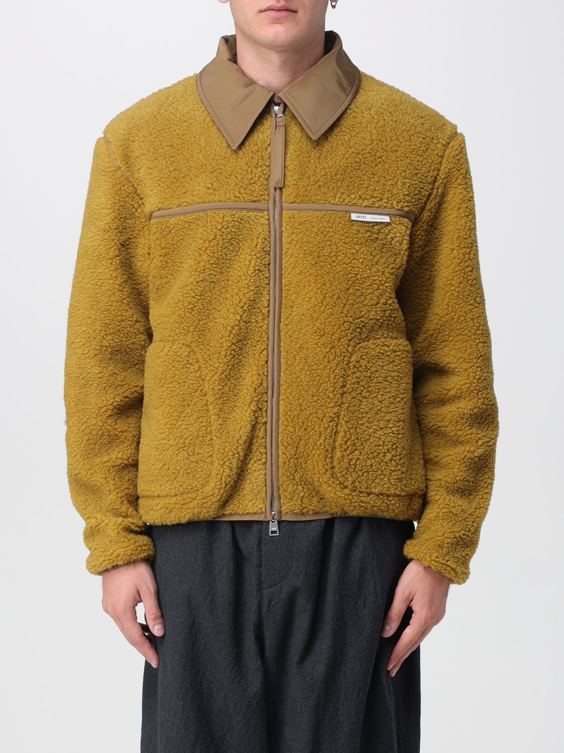 Jacket AMI PARIS Men color Green