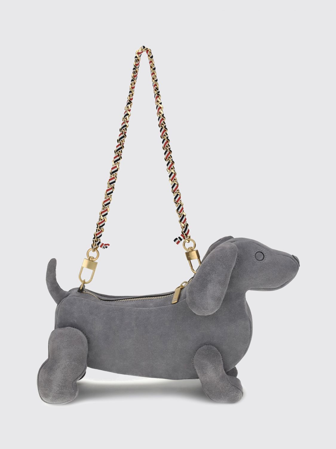 Thom Browne Shoulder Bag Woman Color Grey In Gray