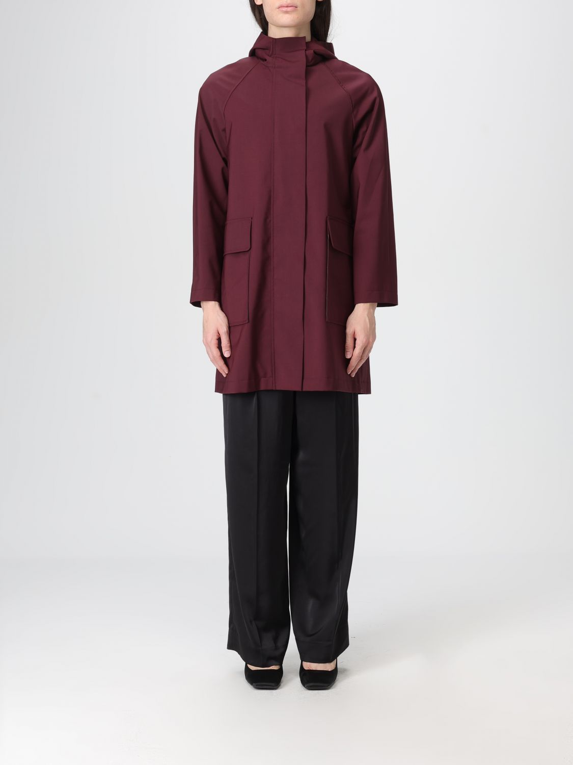 Eleventy Coat  Woman Color Red Purple In Purple