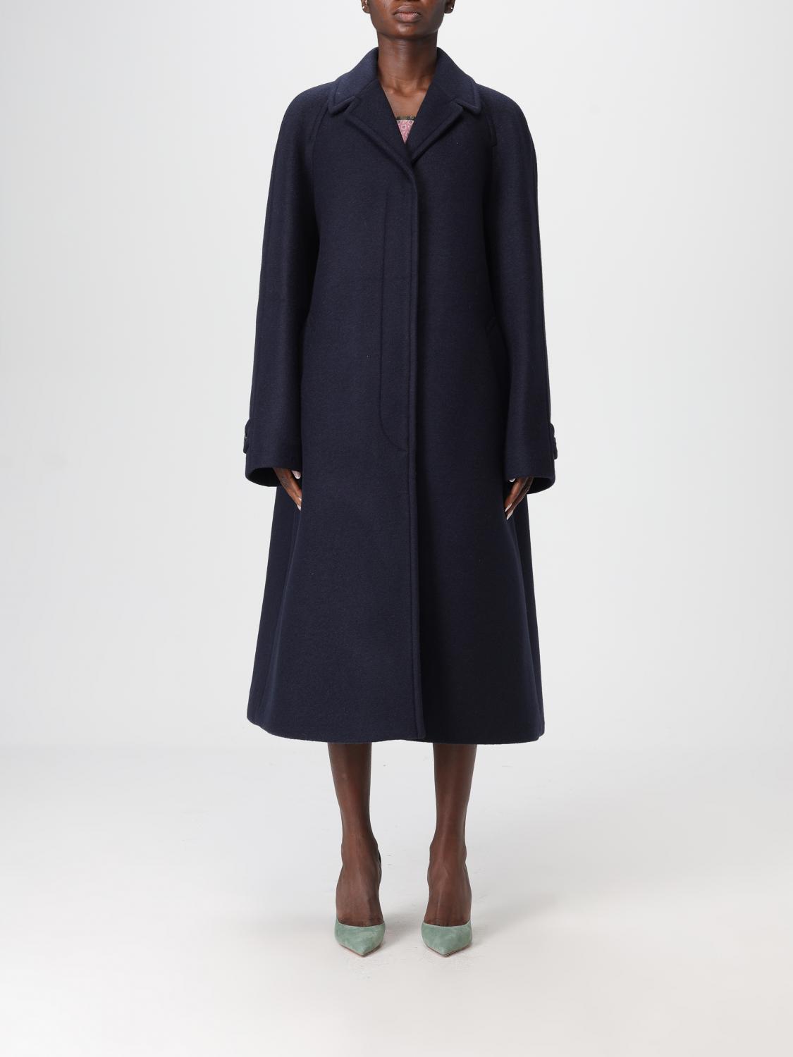 Dries Van Noten Coat  Woman Color Navy In Blue