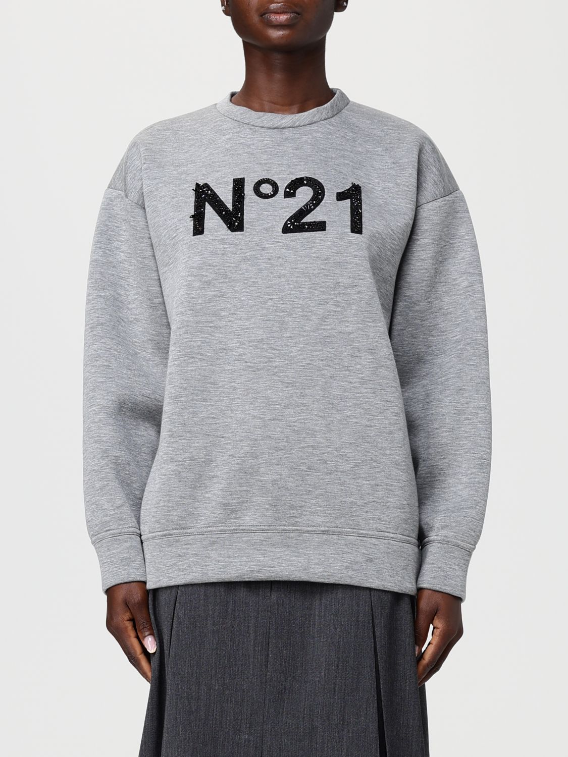 N°21 Sweatshirt N° 21 Woman Color Grey In Multi