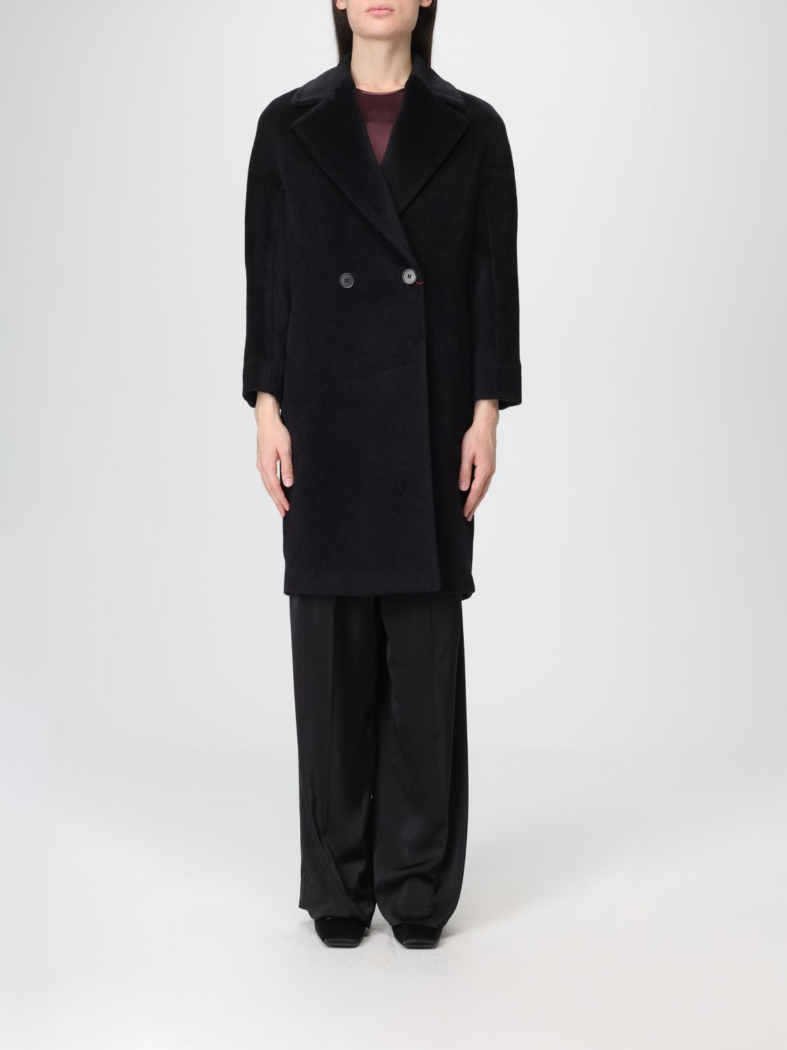 Max Mara Coat  Woman Color Black