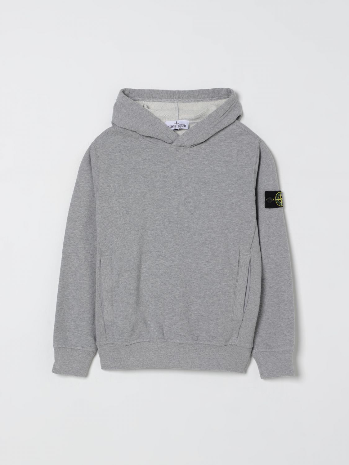 STONE ISLAND JUNIOR Pullover Kinder Farbe Grau