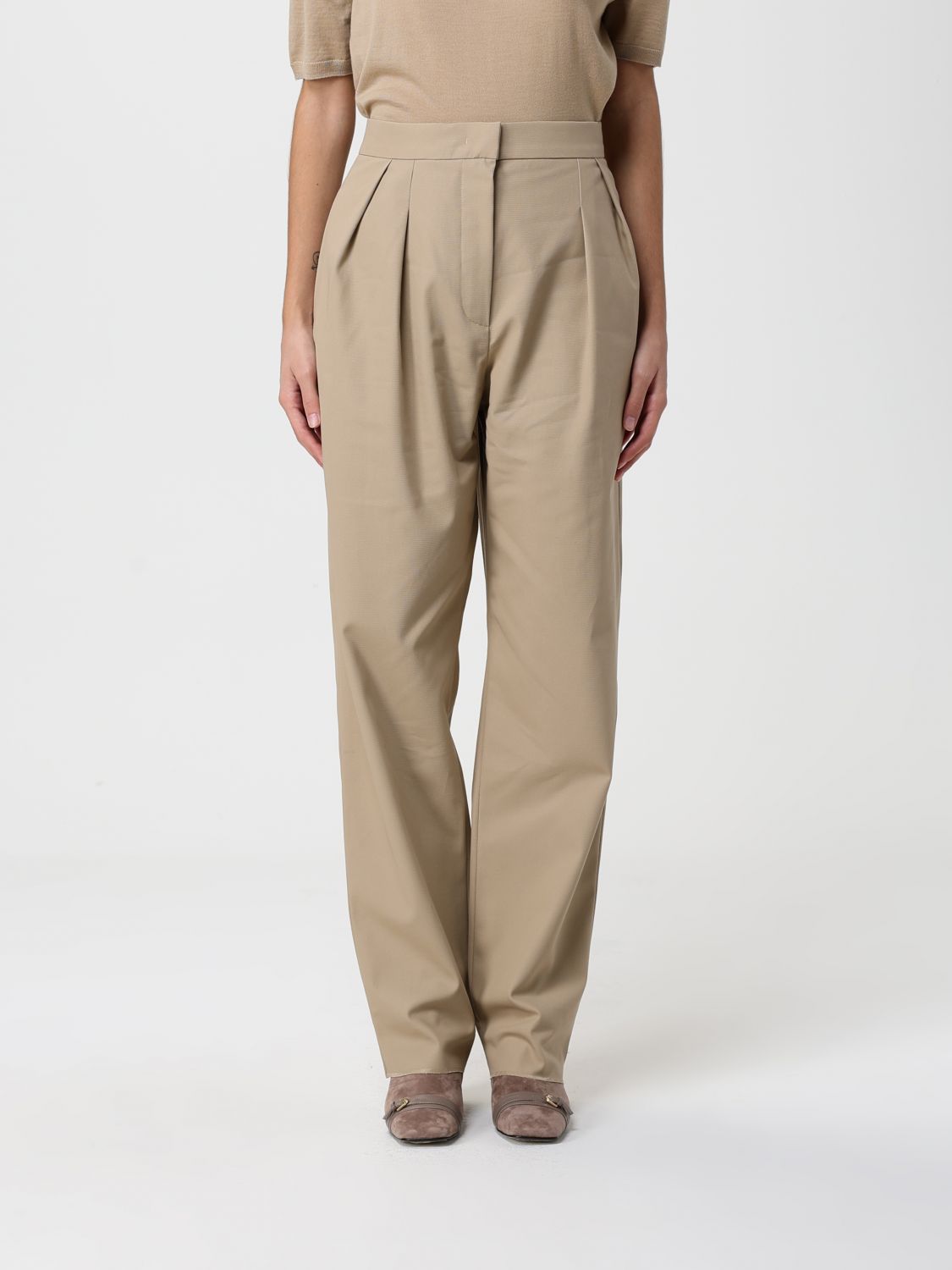 MAX MARA Hose Damen Farbe Grau