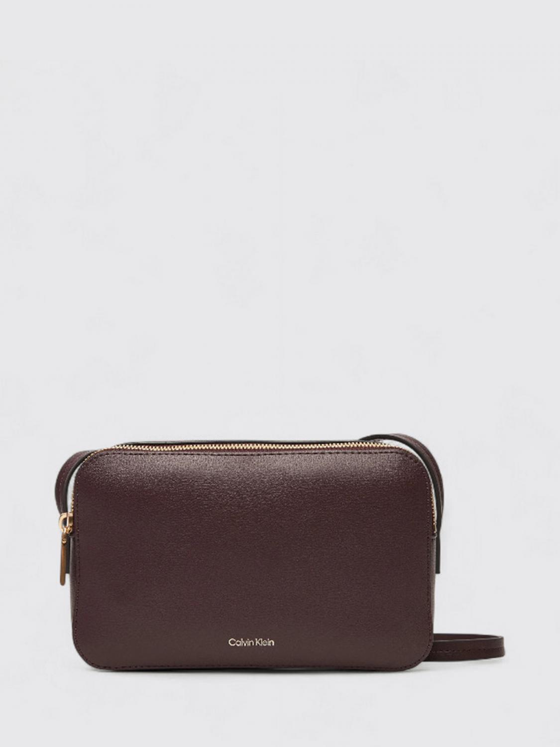 Calvin Klein Mini Bag  Woman Color Burgundy In Brown