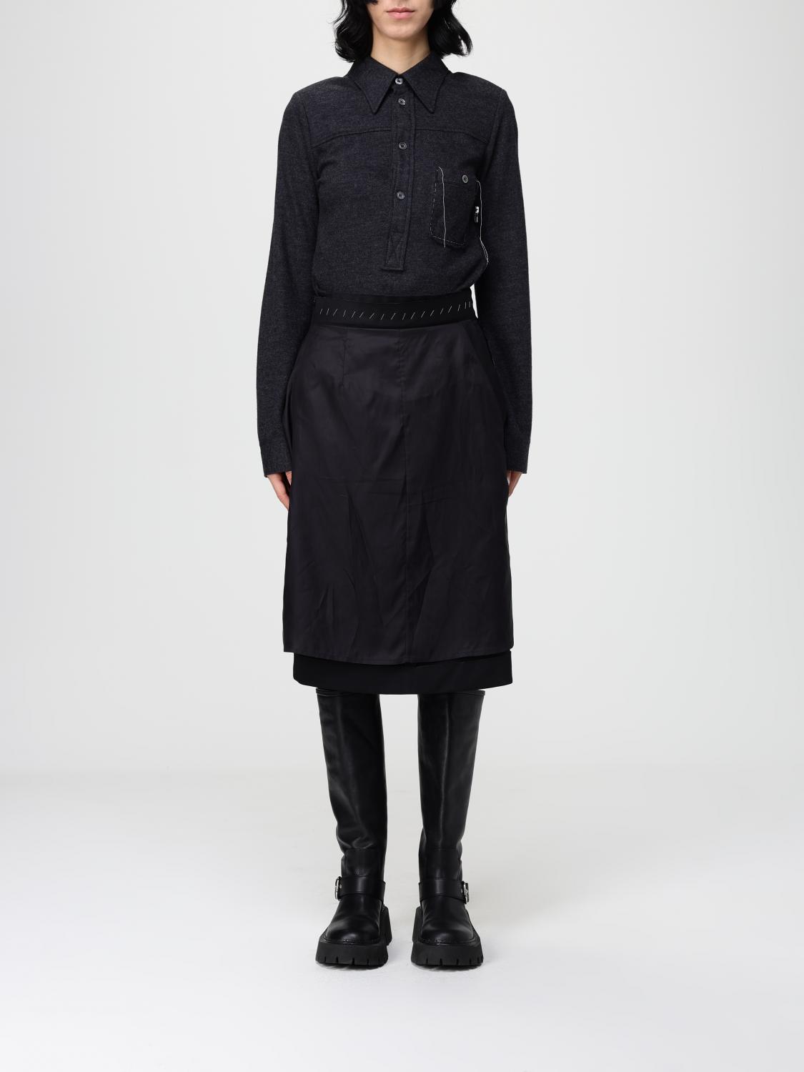 Maison Margiela Dress  Woman Color Grey In Black