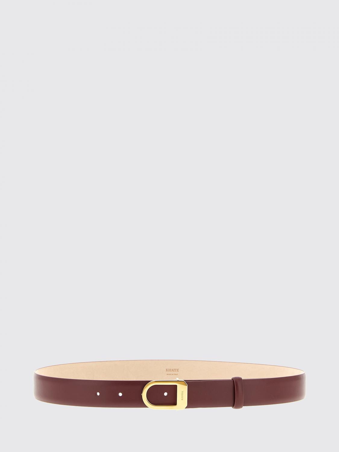 Khaite KHAITE Belt Woman color Burgundy　KHAITE ベルト ウーマン カラー バーガンディ
