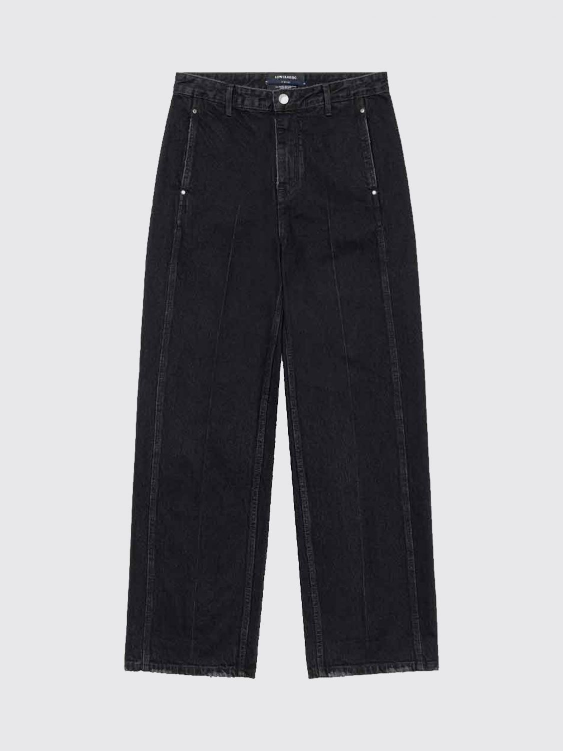 Low Classic Jeans Woman Color Blue In Black