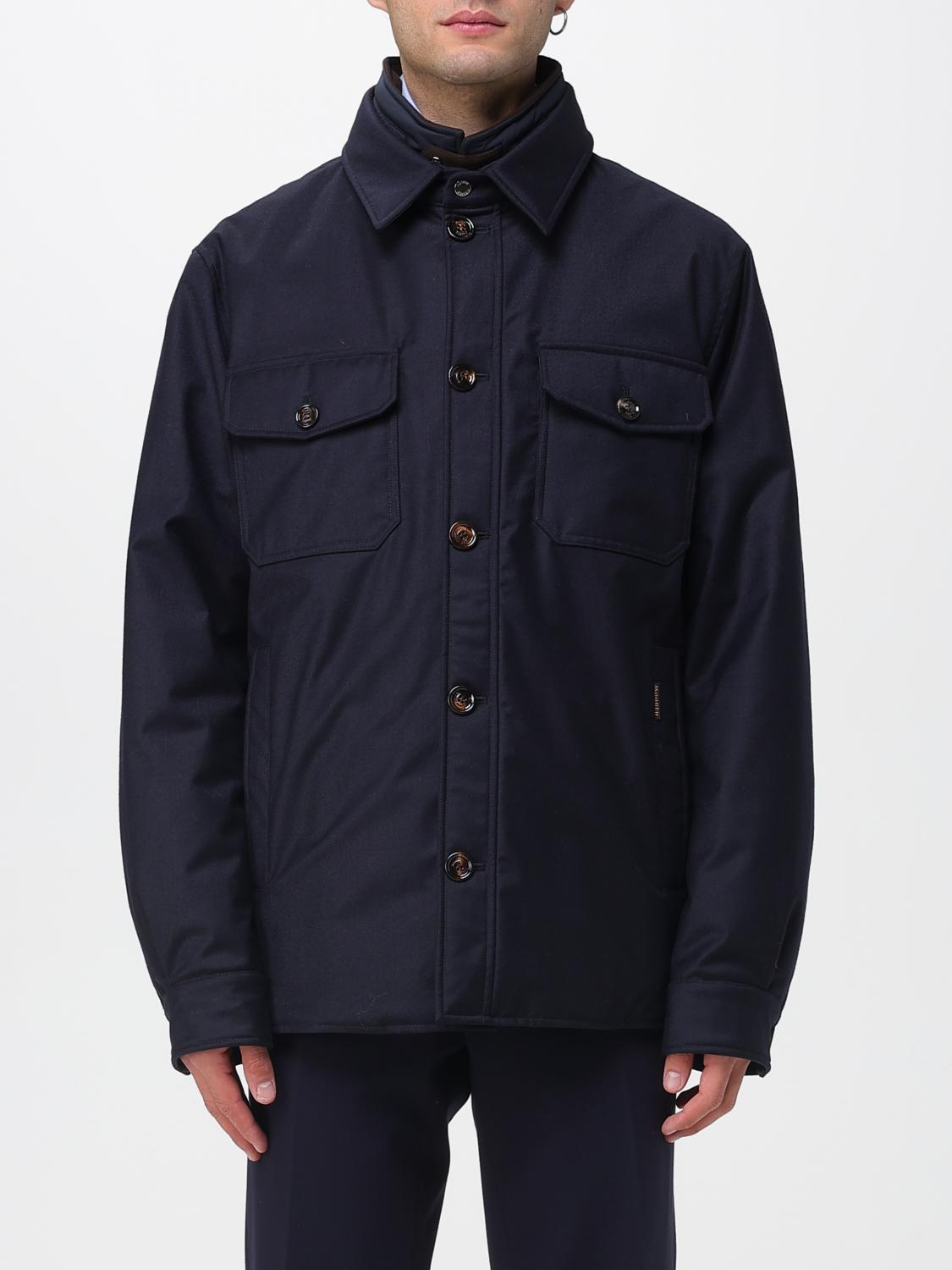 Moorer Jacket Men Color Blue In Blue