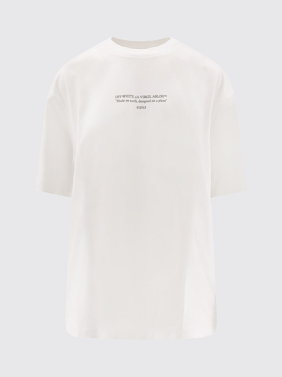 Off-White OFF-WHITE T-Shirt Woman color White　OFF-WHITE Tシャツ ウーマンカラー ホワイト