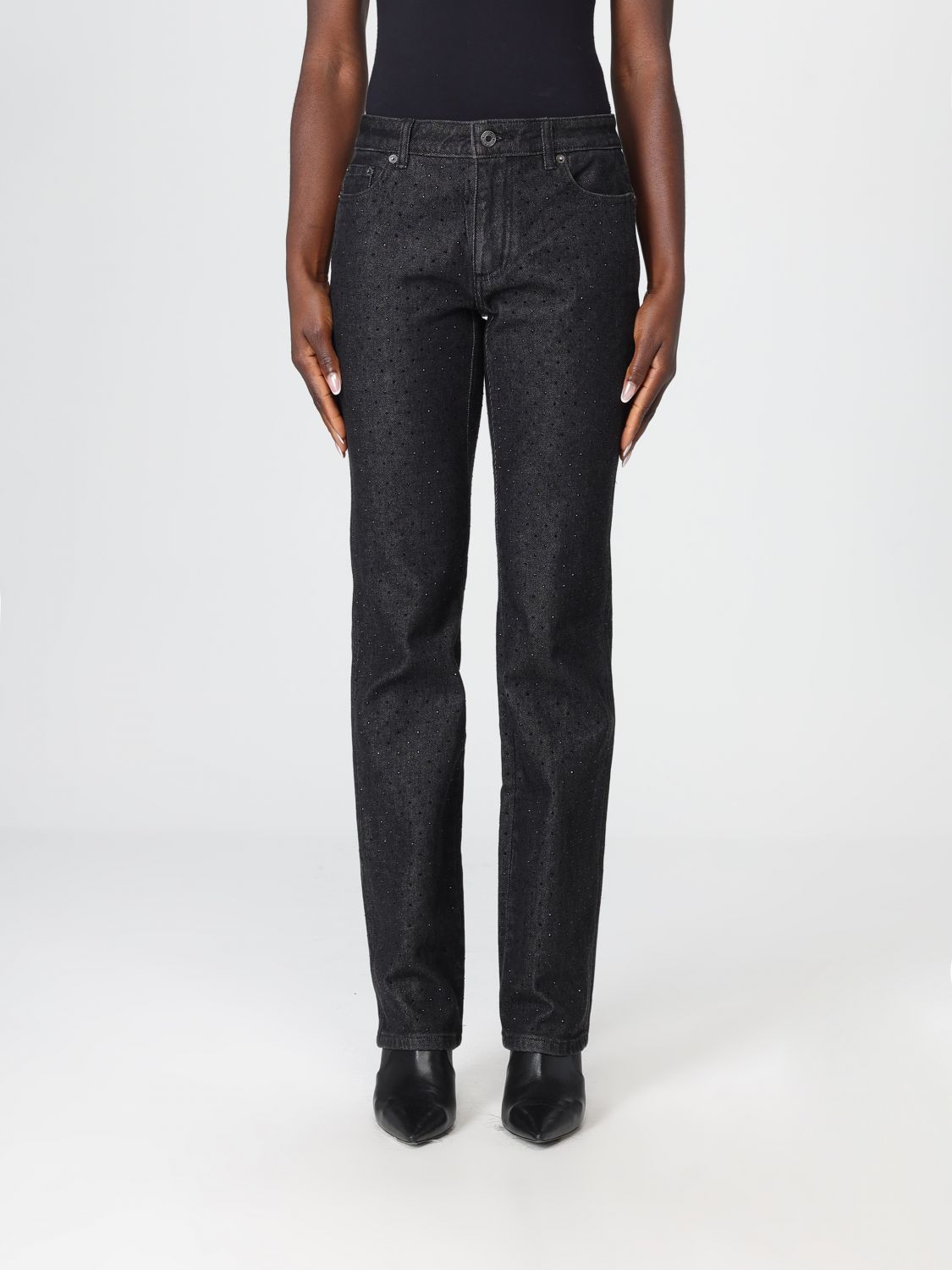 Michael Kors Jeans  Woman Color Black In Multi