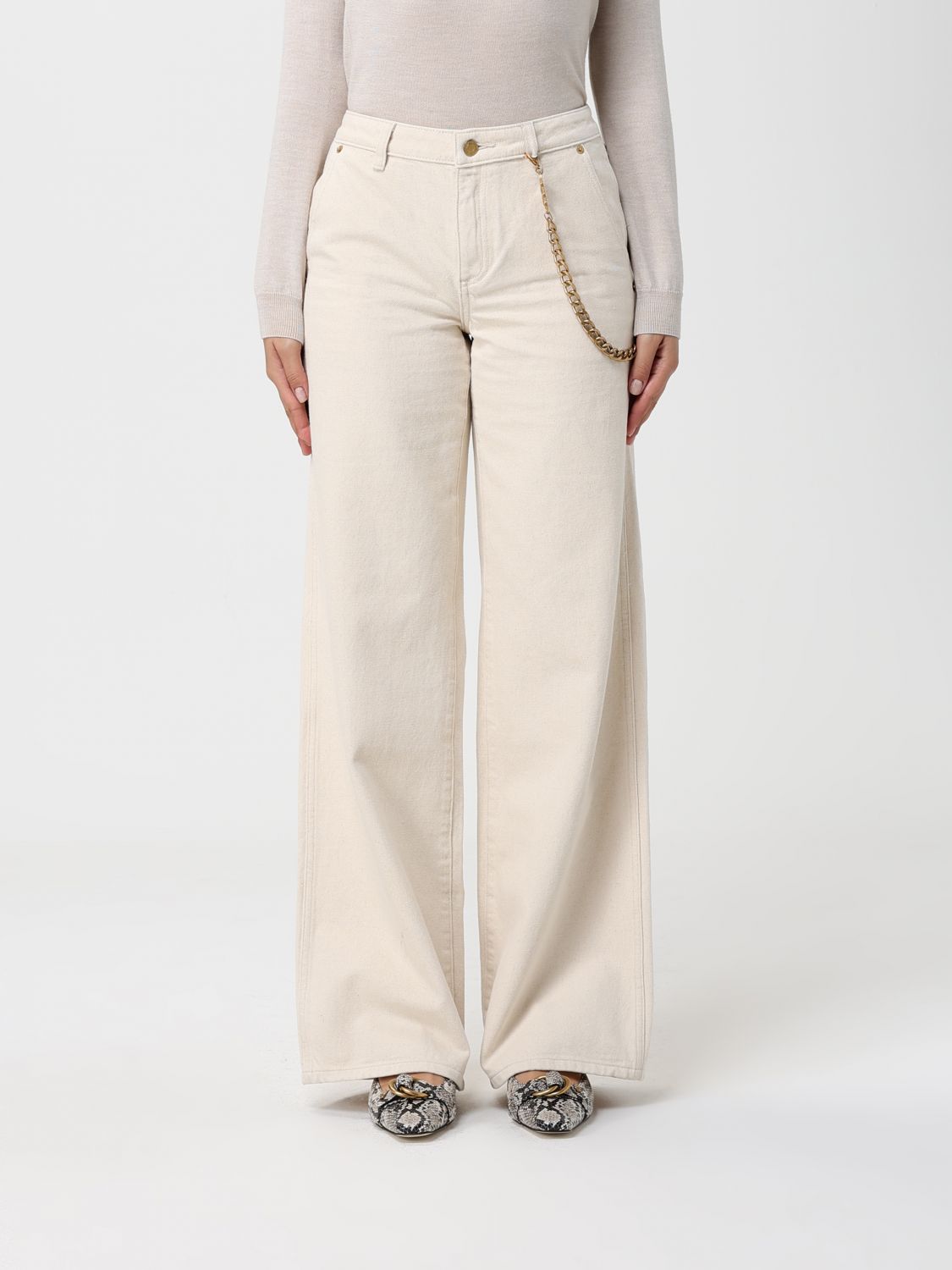 Michael Kors Jeans  Woman Color Beige In Neutral