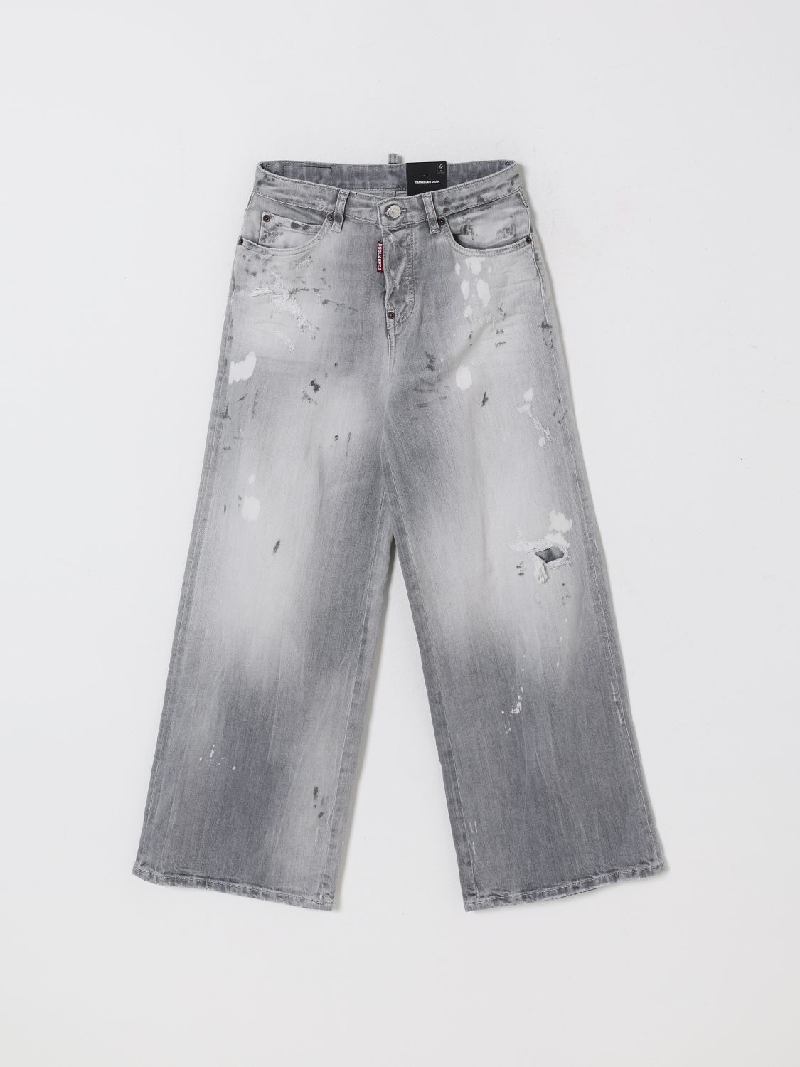 Dsquared2 Jeans Kids Color Grey In Blue