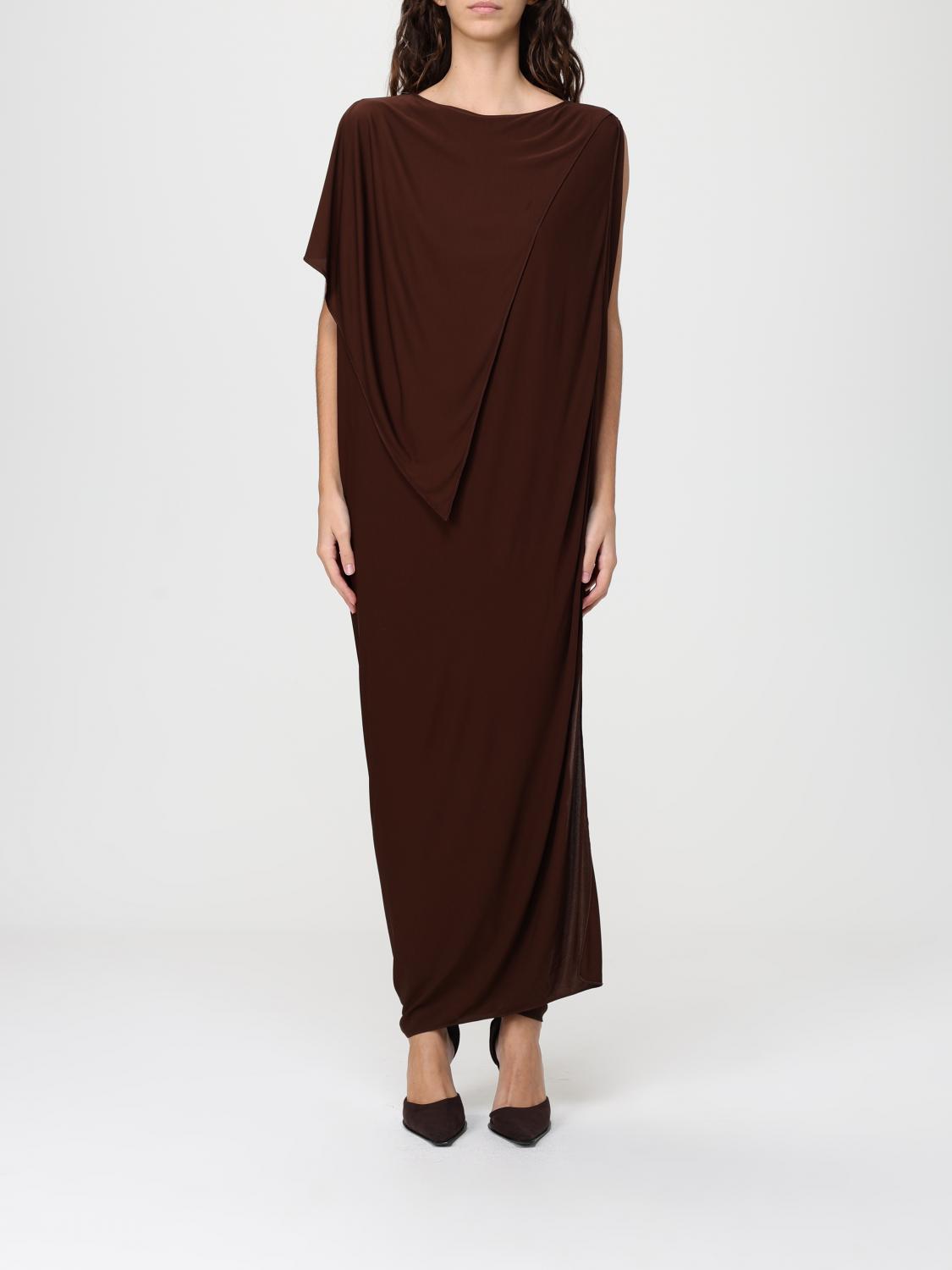 Fabiana Filippi Dress  Woman Color Ebony In Brown