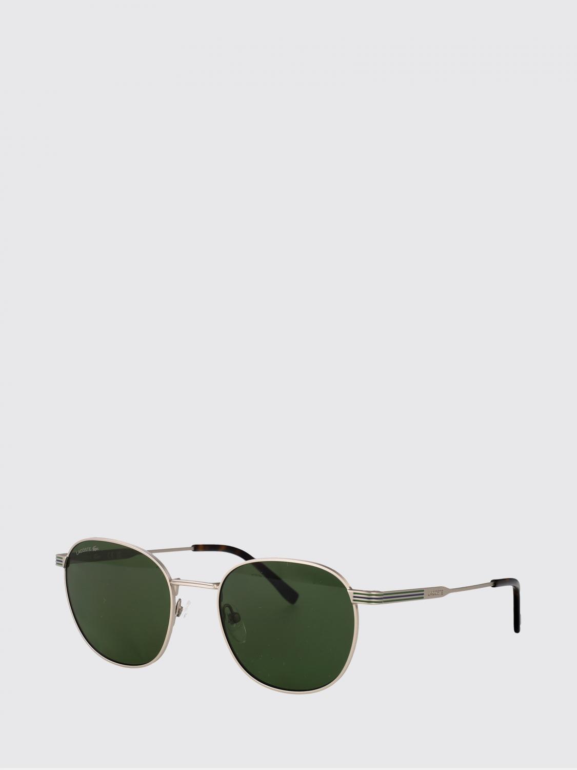 LACOSTE Sunglasses Men color Silver