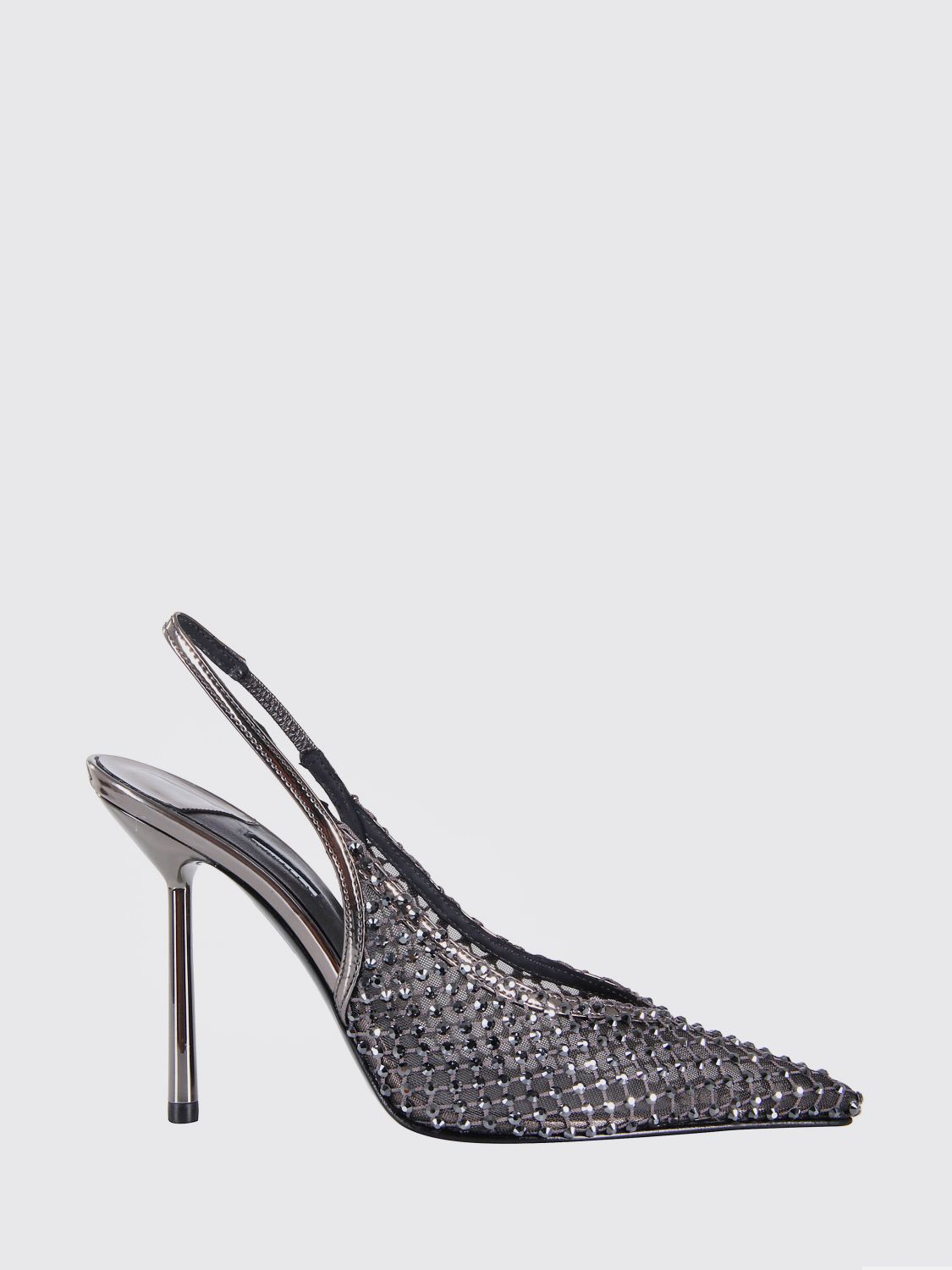 Le Silla High Heel Shoes Woman Color Aluminium In Gray