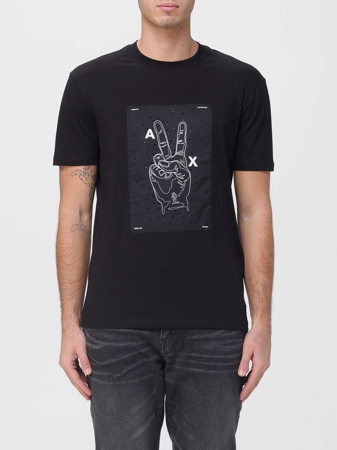 T-Shirt Armani Exchange Men Color Black
